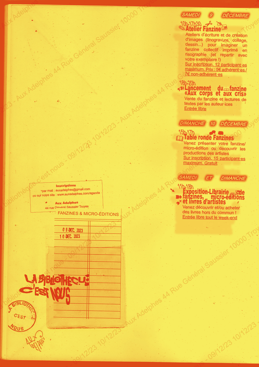 La biblioth&egrave;que, c'est nous !